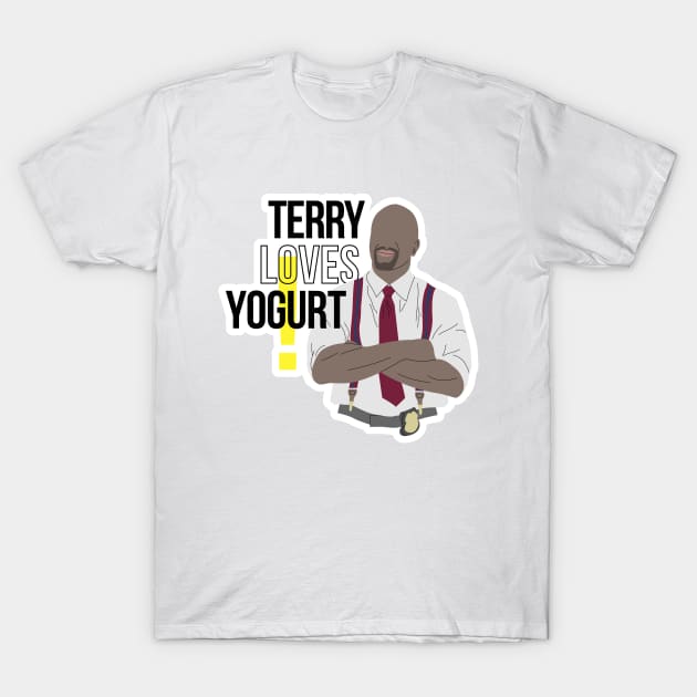 Brooklyn 99 Terry Jeffords T-Shirt by EllaPhanta